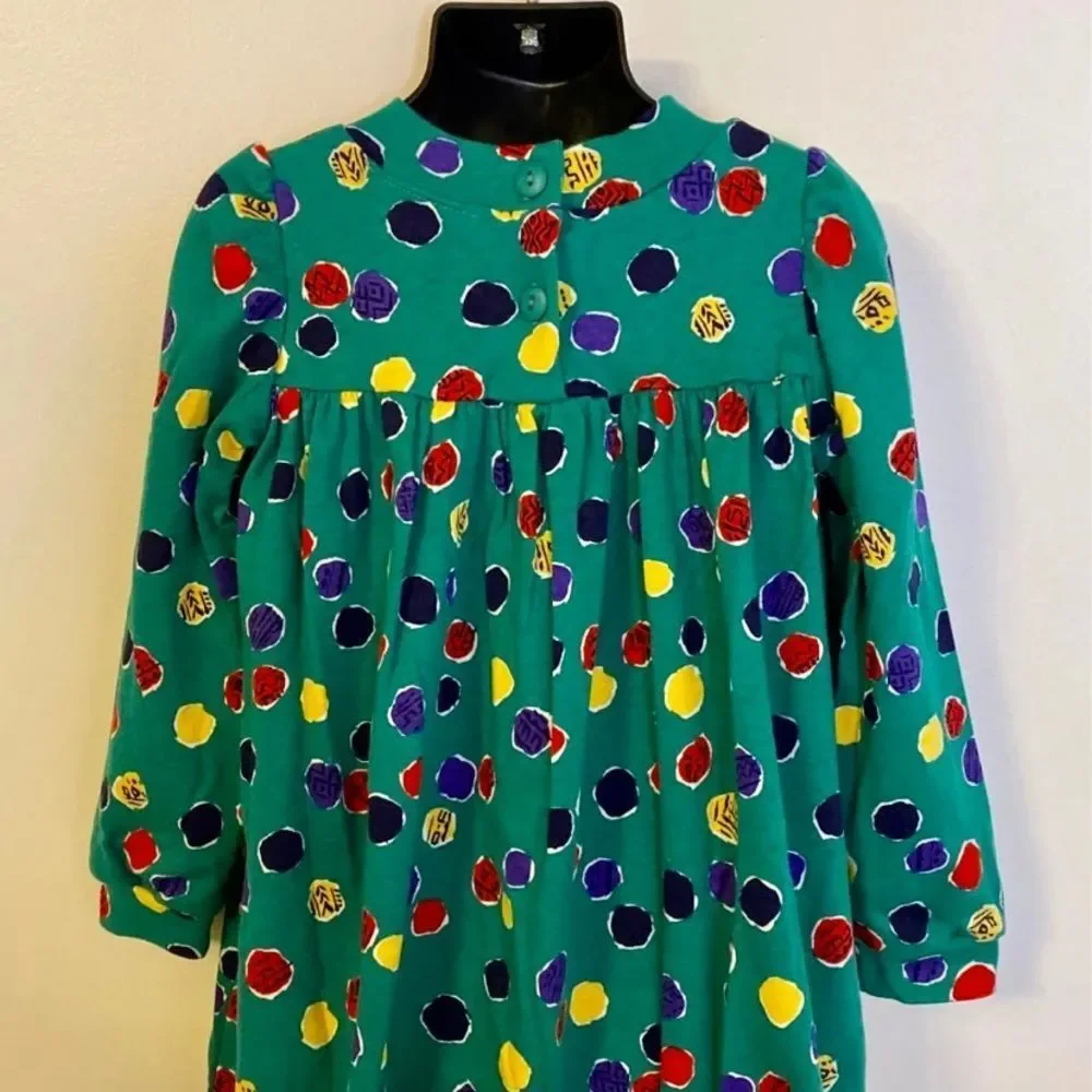 Vintage 1990s Canoli Polka‎ Dot Pocket Dress